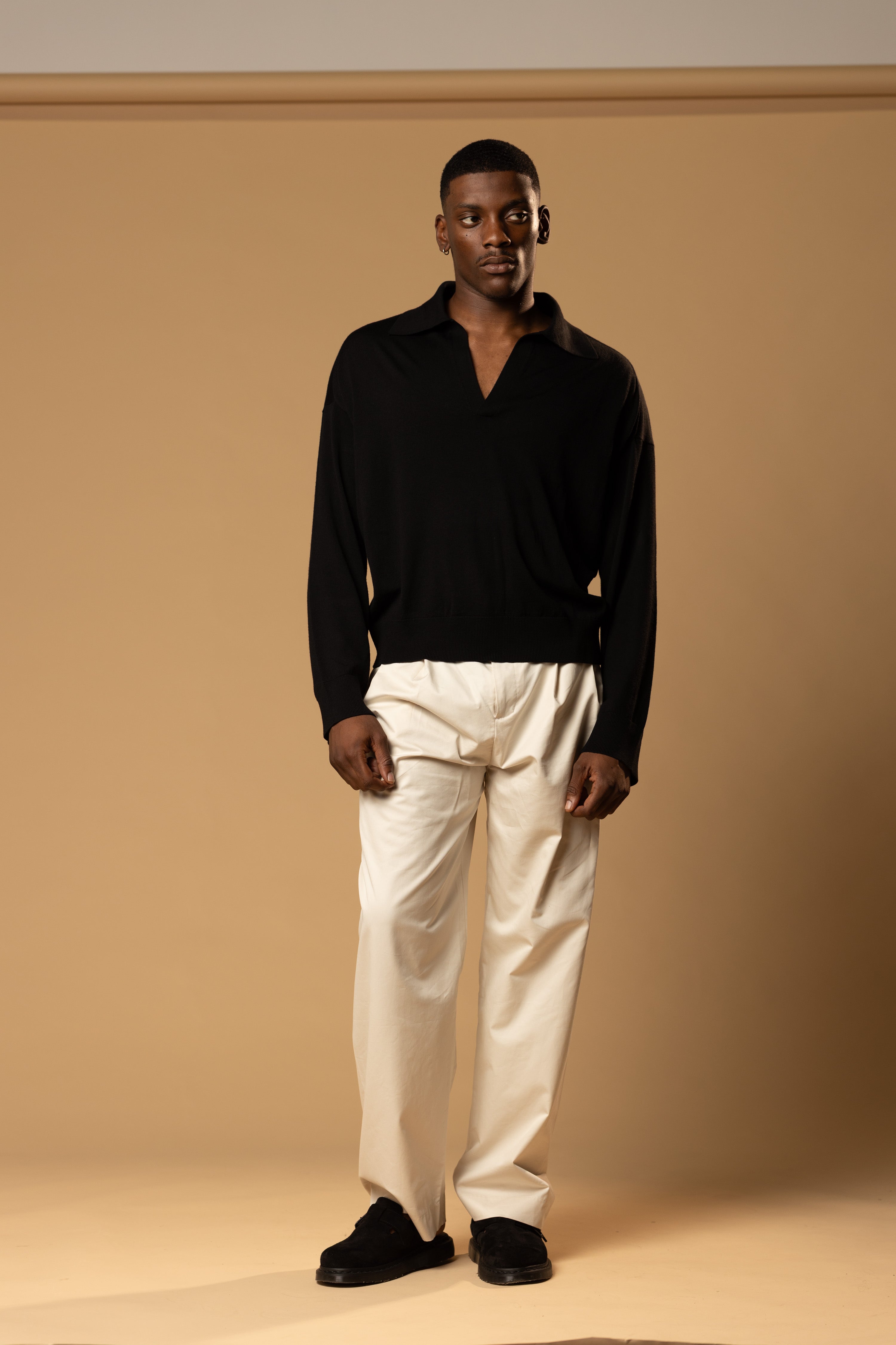 Sink Tailored Loose Pant in Cream