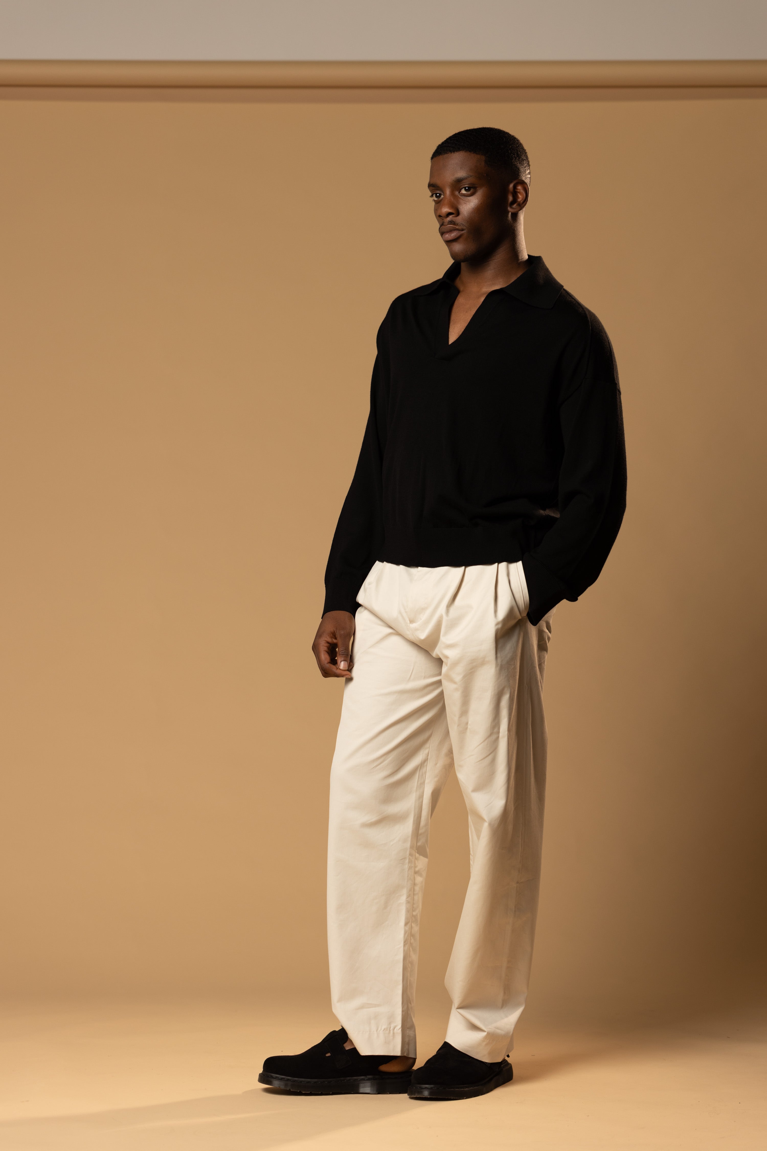Sink Tailored Loose Pant in Cream