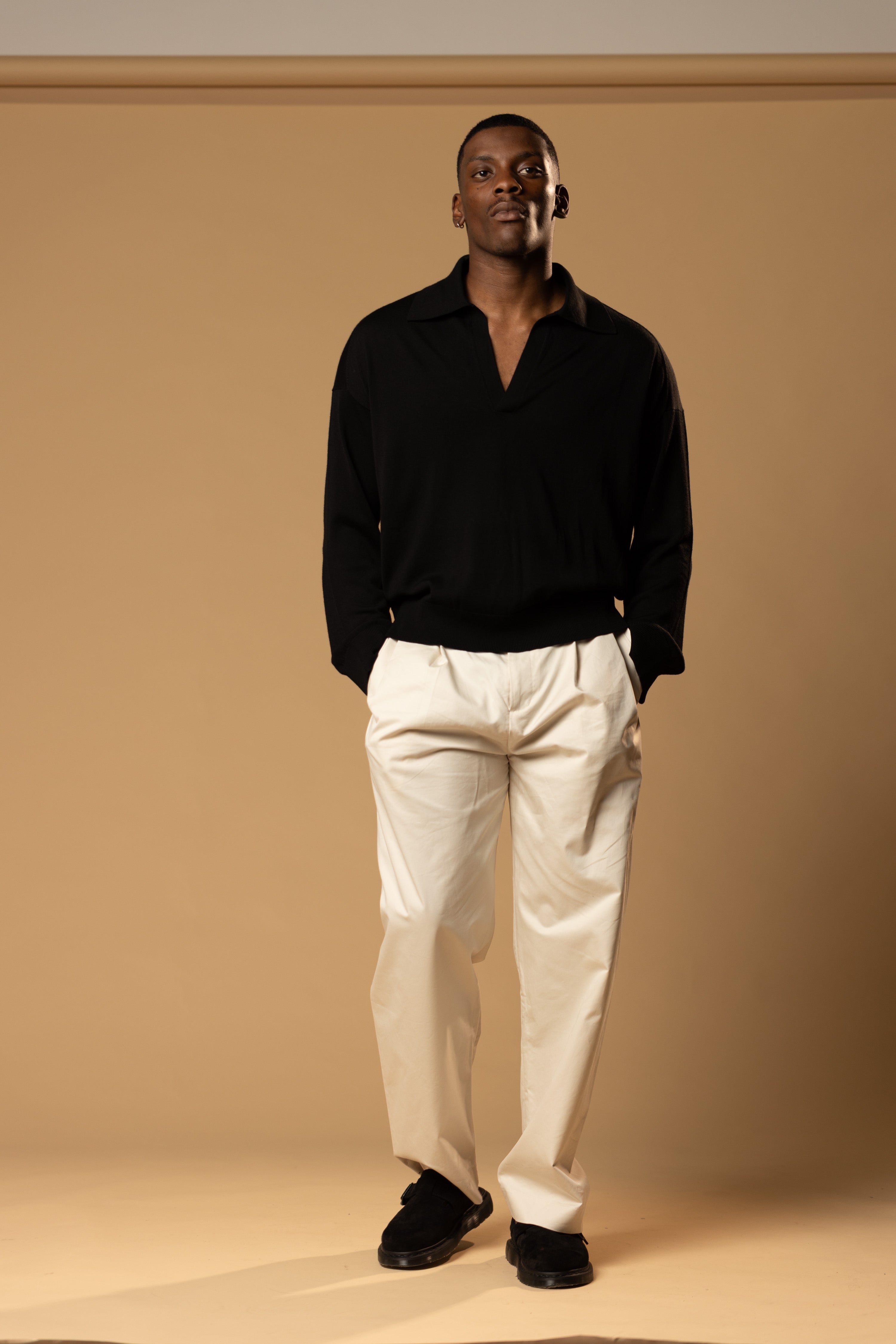 Sink Tailored Loose Pant in Cream