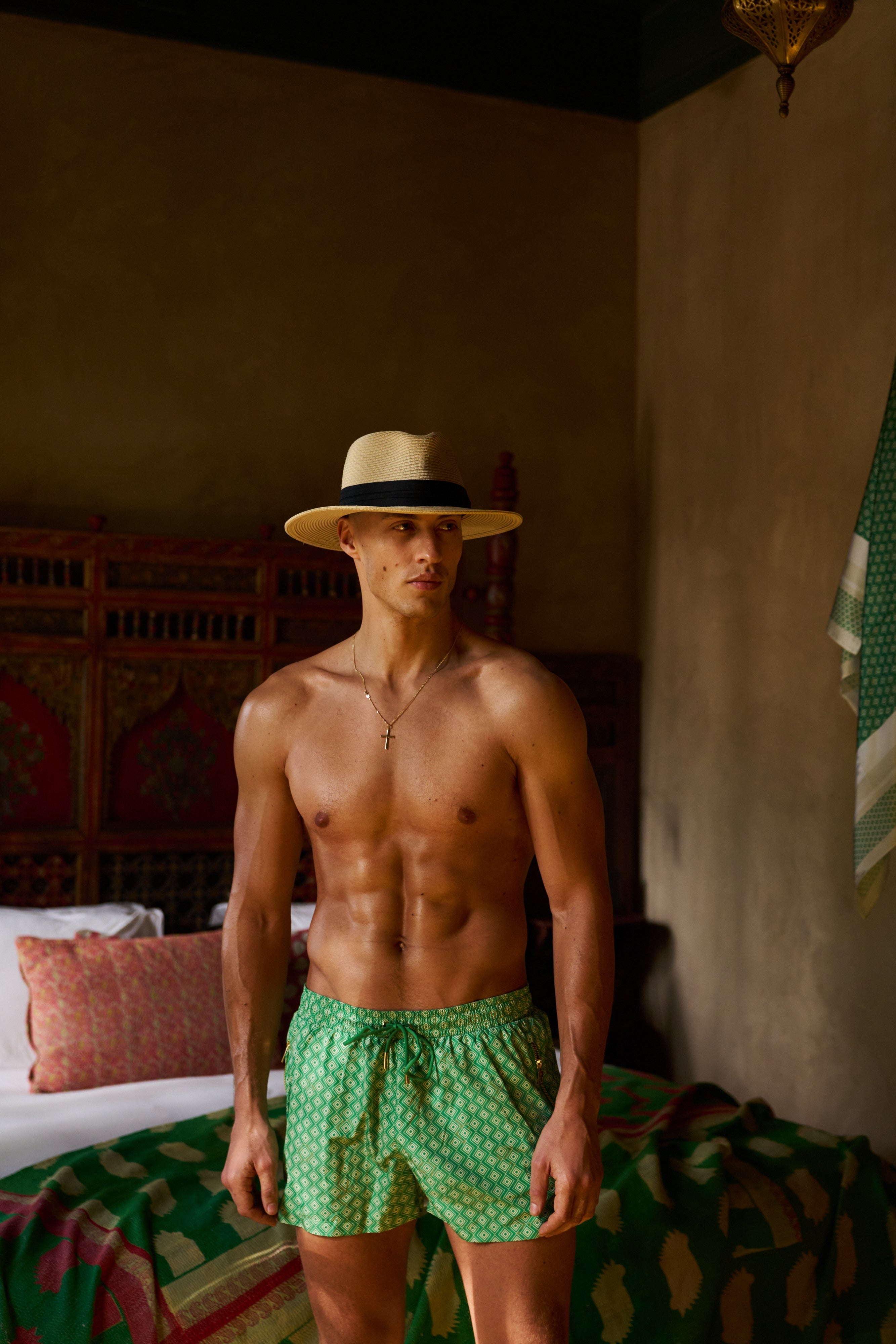 Sink Signature Palm Green Meridian Swim Shorts