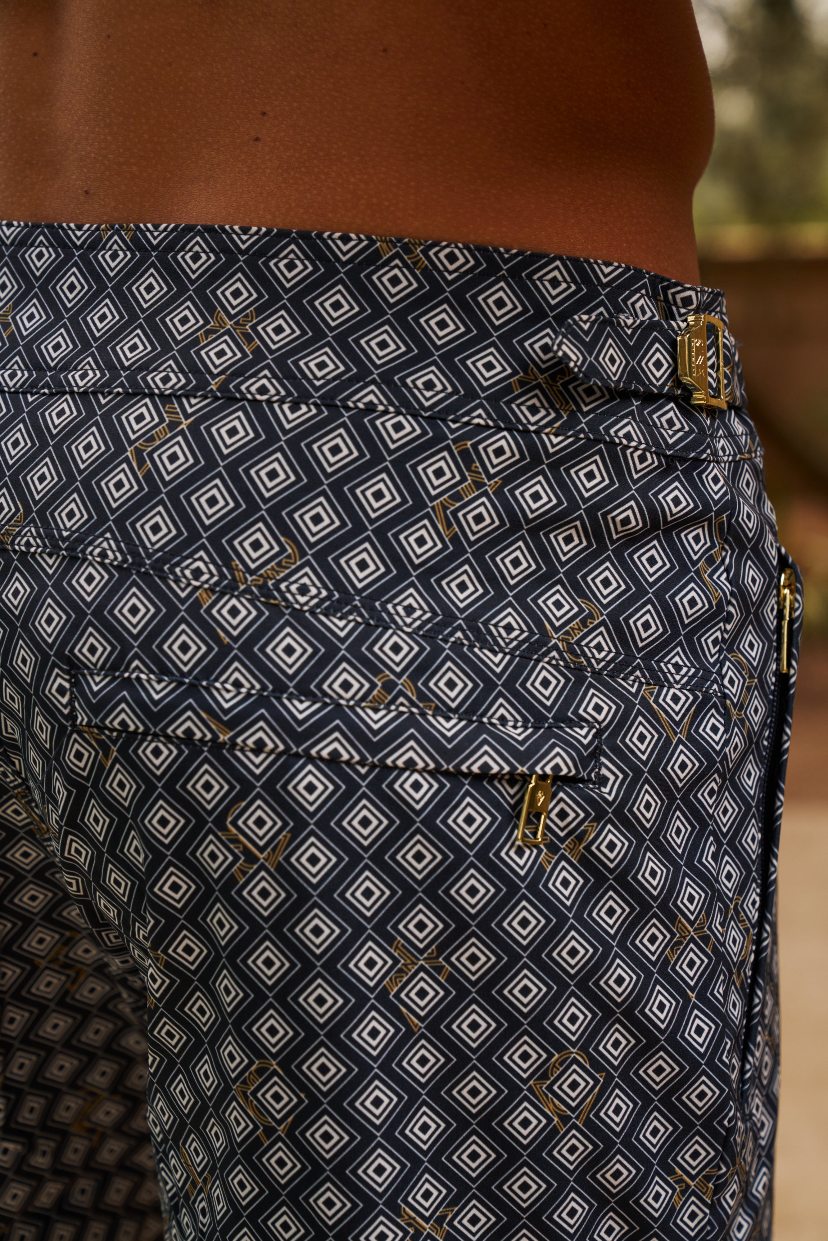Sink Pinnacle Tailored Navy Meridian Swim Shorts