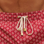 Sink The Benjamins Retro Swim Shorts in Red Meridian