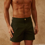 Sink Ripley Tailored Olive Swim Shorts