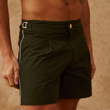 Sink Ripley Tailored Olive Swim Shorts
