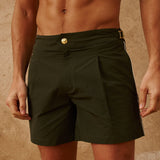 Sink Ripley Tailored Olive Swim Shorts