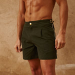 Sink Ripley Tailored Olive Swim Shorts