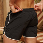Sink The Benjamins Retro Swim Shorts in Black