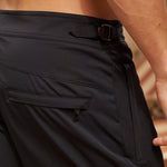 Sink Pinnacle Tailored Black Swim Shorts with Black Hardware, Limited Edition