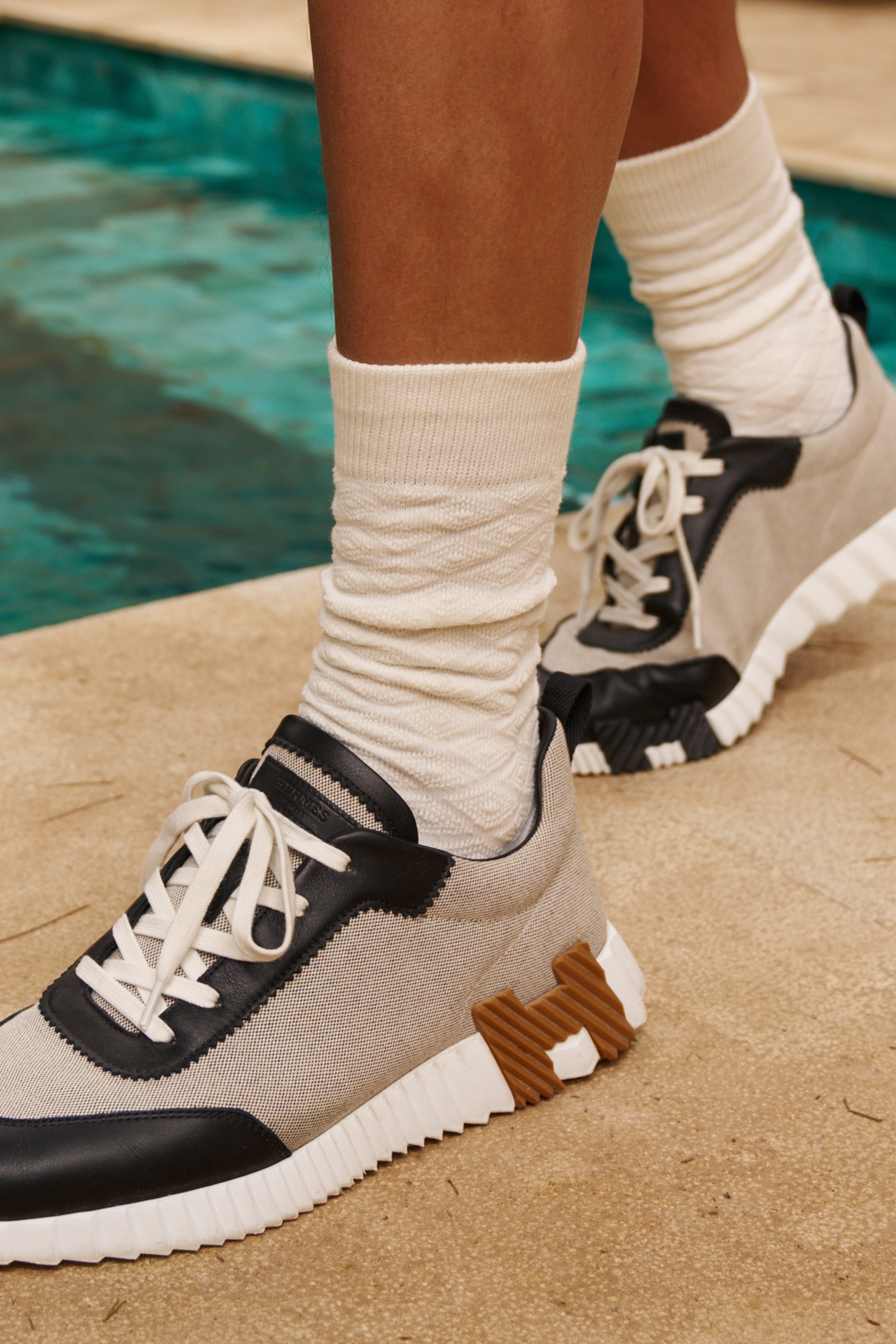 Sink Luxe Socks in Cream