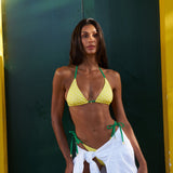 Sink Monaco Resort Bikini Top in Brazil Yellow
