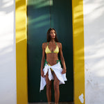 Sink Monaco Resort Bikini Top in Brazil Yellow