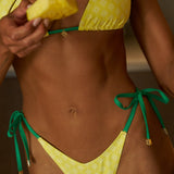 Sink Monaco Resort Bikini Top in Brazil Yellow