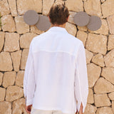 Sink Cabo Linen Shirt in White