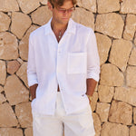 Sink Cabo Linen Shirt in White