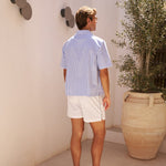 Sink Venice Cotton Shirt in Blue and White