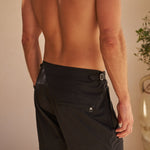 Sink Pinnacle Tailored Black Swim Shorts with Black Hardware, Limited Edition