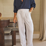 Sink Cabo Linen Pant in White