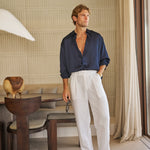 Sink Cabo Linen Pant in White
