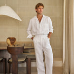 Sink Cabo Linen Shirt in White