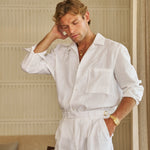 Sink Cabo Linen Shirt in White