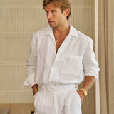 Sink Cabo Linen Shirt in White