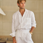 Sink Cabo Linen Pant in White