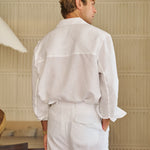 Sink Cabo Linen Shirt in White