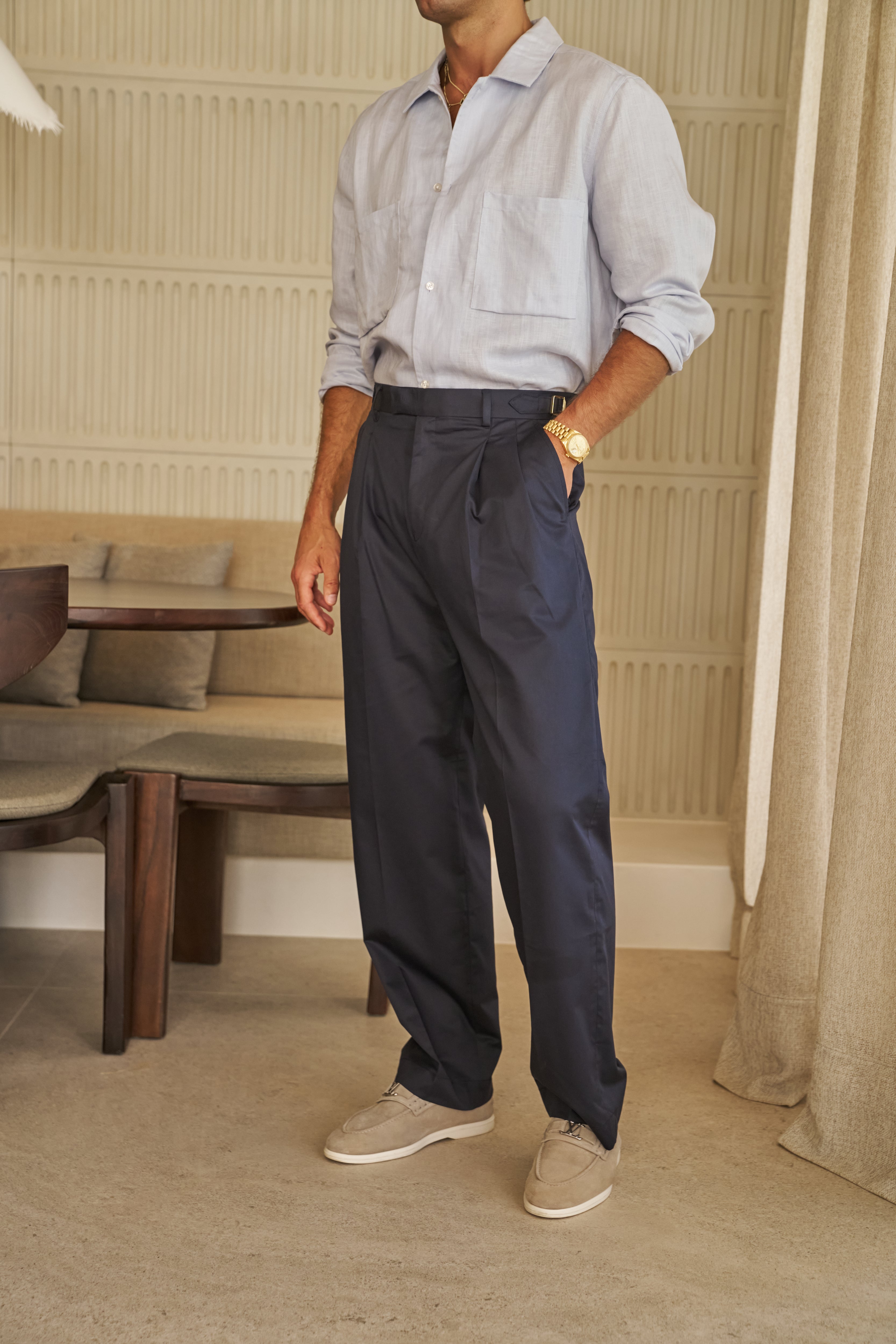 Sink Mallorca Loose Pant in Navy