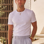Sink Luxe Mercerised Cotton Tee in White