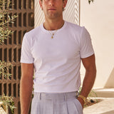 Sink Luxe Mercerised Cotton Tee in White