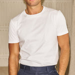 Sink Luxe Mercerised Cotton Tee in White