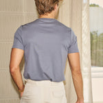 Sink Luxe Mercerised Cotton Tee in Slate