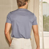 Sink Luxe Mercerised Cotton Tee in Slate
