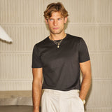 Sink Luxe Mercerised Black Pack of 3 Tees
