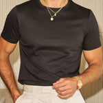Sink Luxe Mercerised Cotton Tee in Black