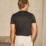 Sink Luxe Mercerised Cotton Tee in Black