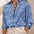 Sink Flow Satin Shirt in Sky Blue