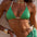 Sink Monaco Resort Bikini Bottoms in Palm Green Meridian