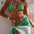 Sink Monaco Resort Bikini Top in Palm Green Meridian
