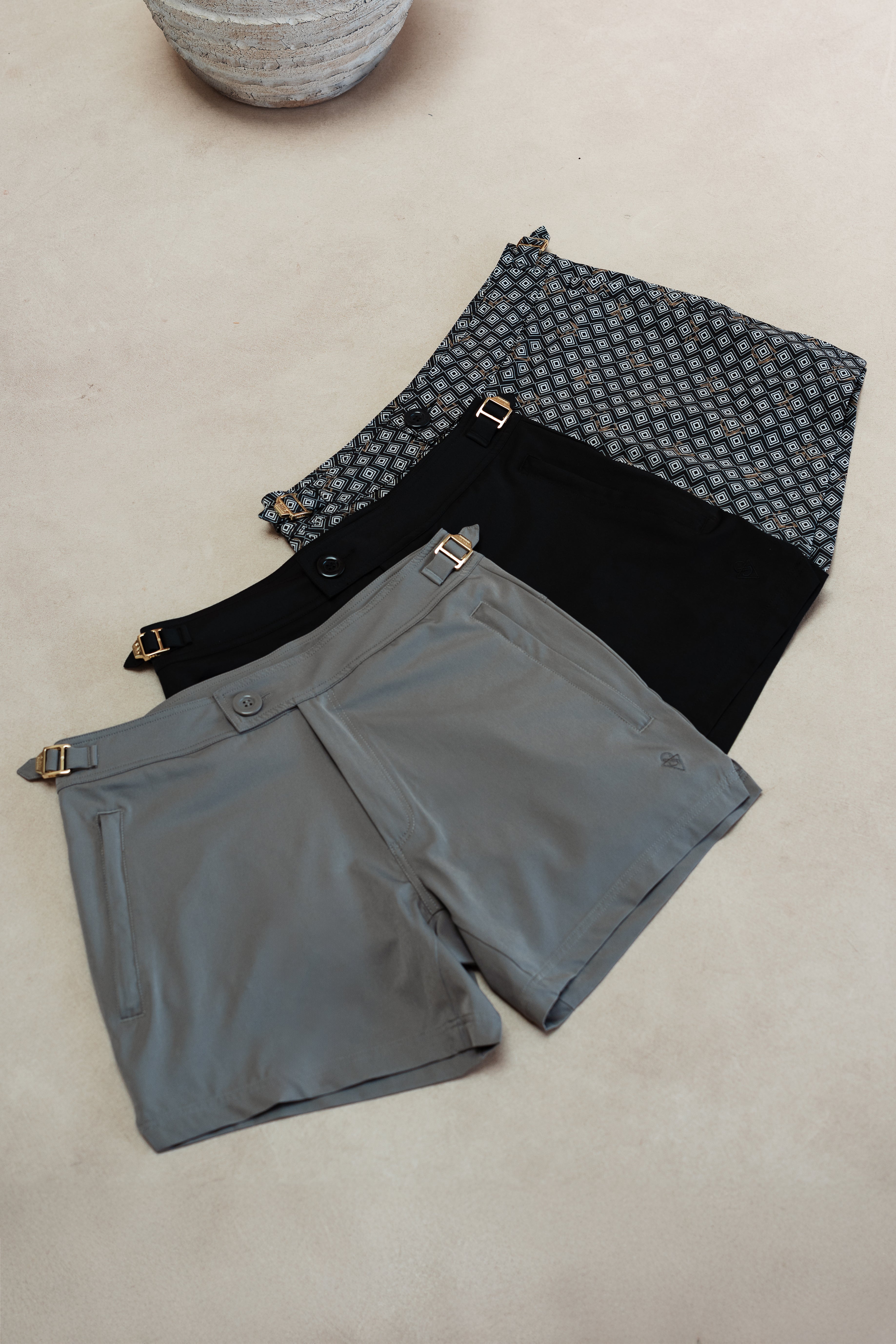Sink Monochrome Pinnacle Tailored Weekend Pack of 3 Swim Shorts