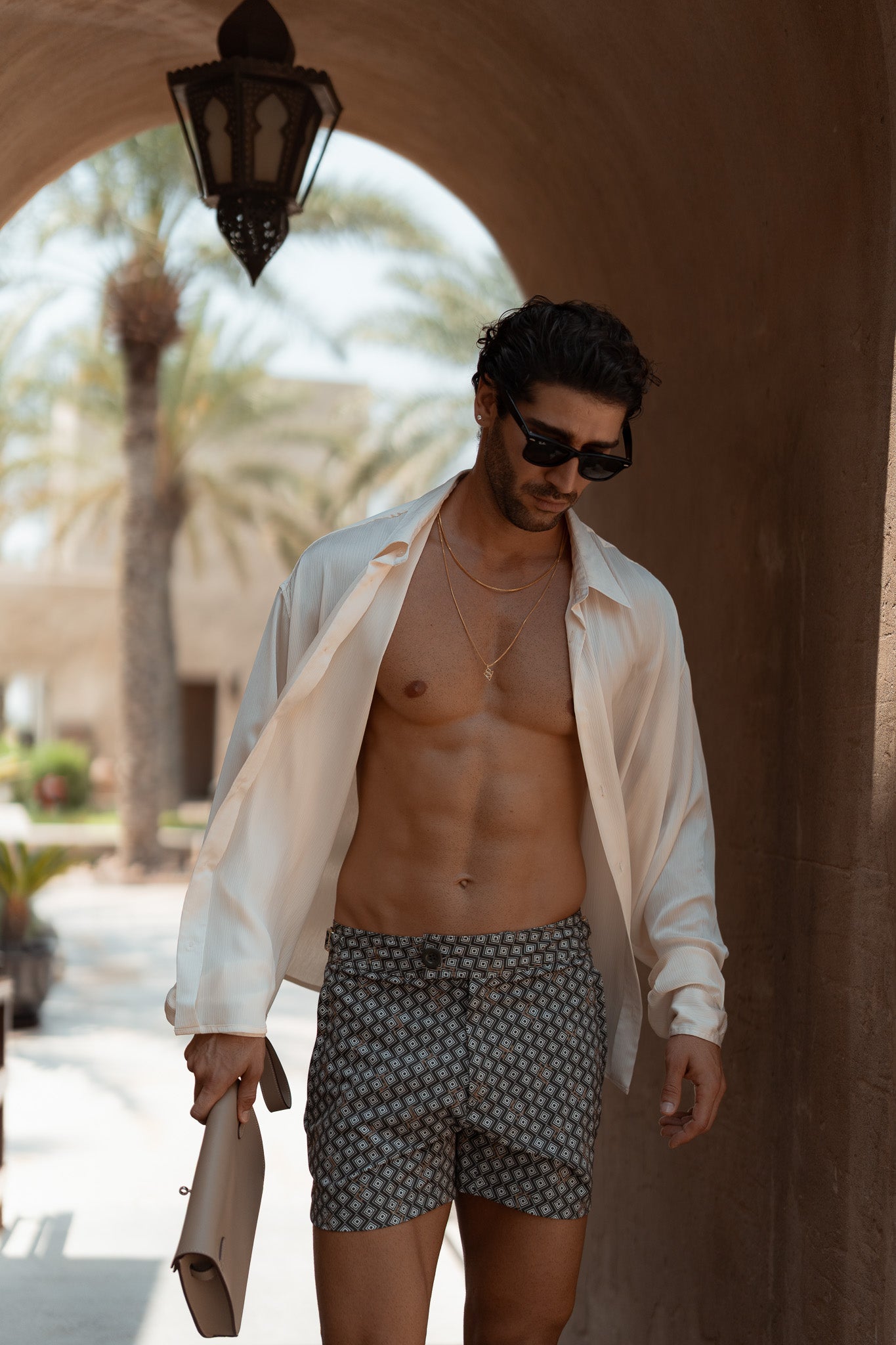 Sink Pinnacle Tailored Olive Meridian Swim Shorts