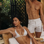 Sink Monaco Resort Bikini Bottoms in Glacier Meridian