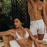 Sink Monaco Resort Bikini Bottoms in Glacier Meridian