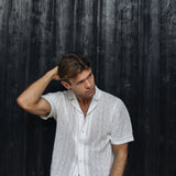 Sink Luxe Crochet Meridian Short Sleeve Shirt