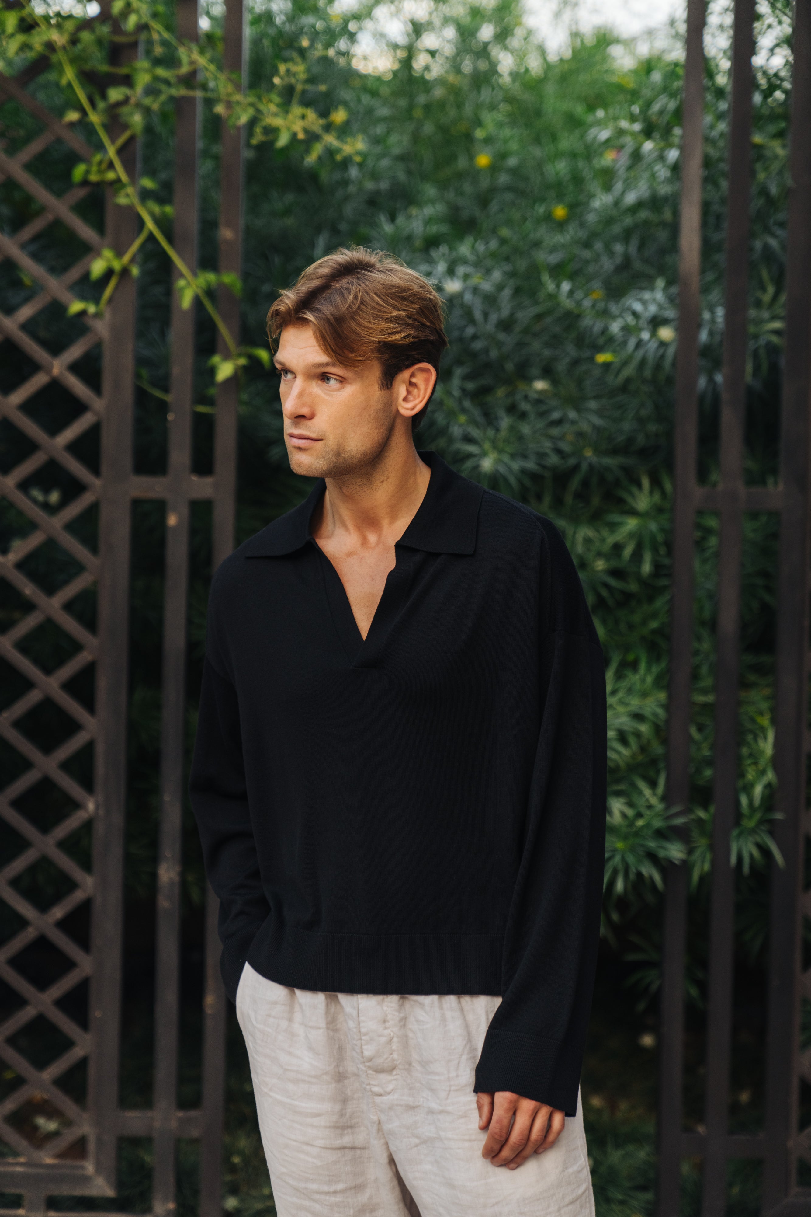 Sink Luxe Merino Wool Long Sleeve in Black