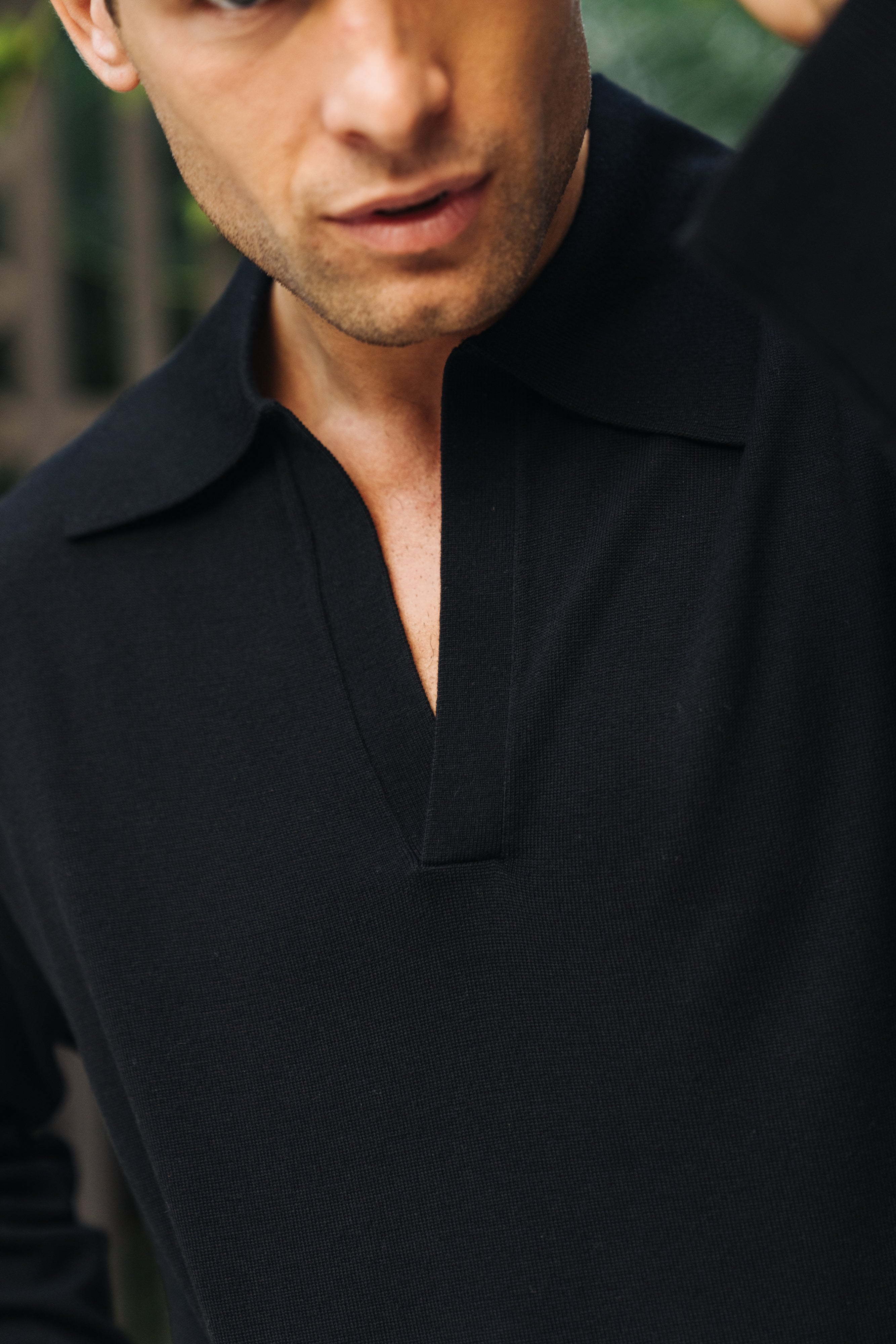 Sink Luxe Merino Wool Long Sleeve in Black
