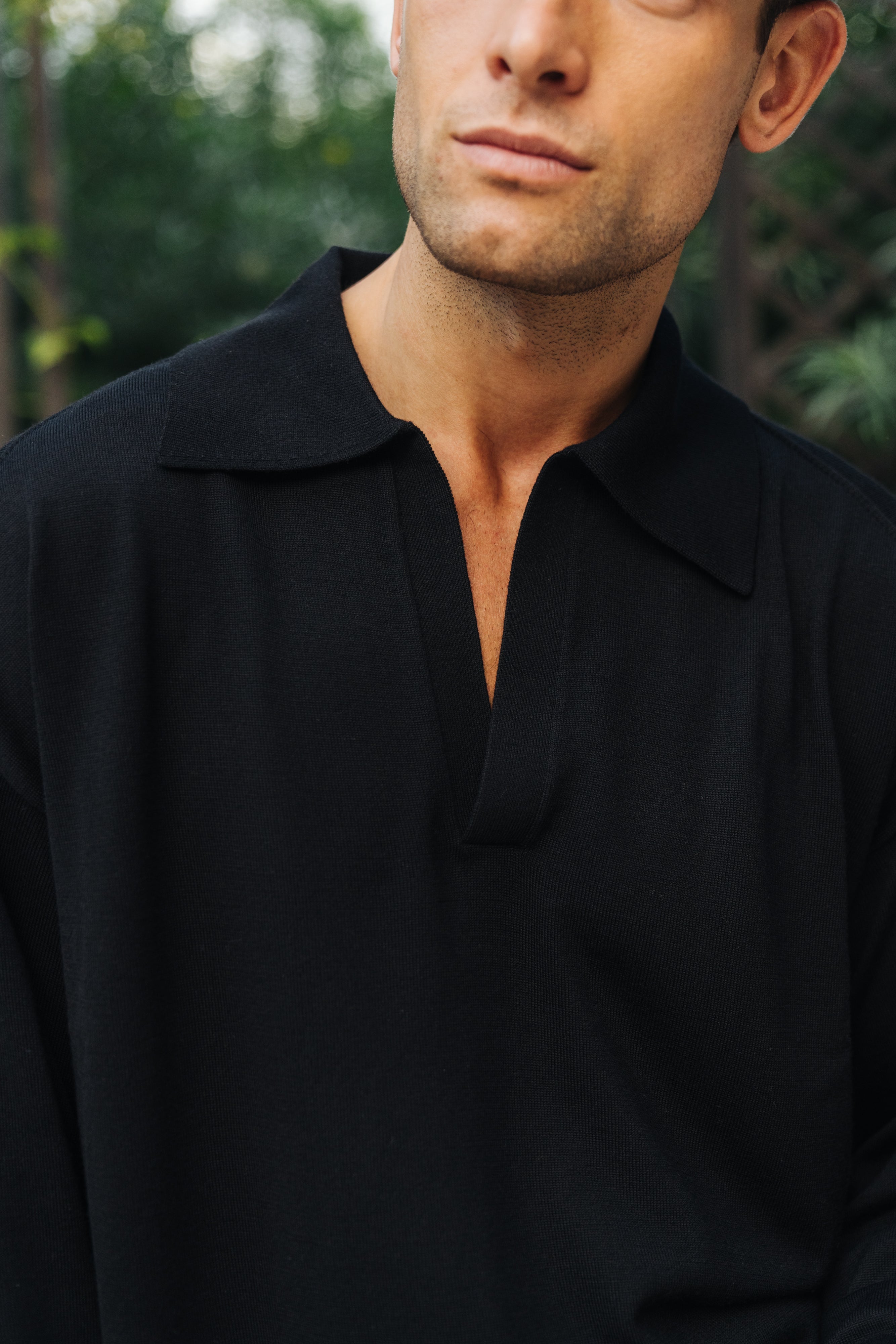 Sink Luxe Merino Wool Long Sleeve in Black