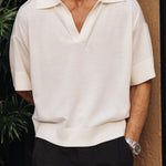 Sink Luxe Merino Wool Short Sleeve in Cream
