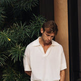 Sink Luxe Merino Wool Short Sleeve in Cream