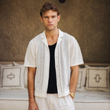 Sink Luxe Crochet Meridian Short Sleeve Shirt